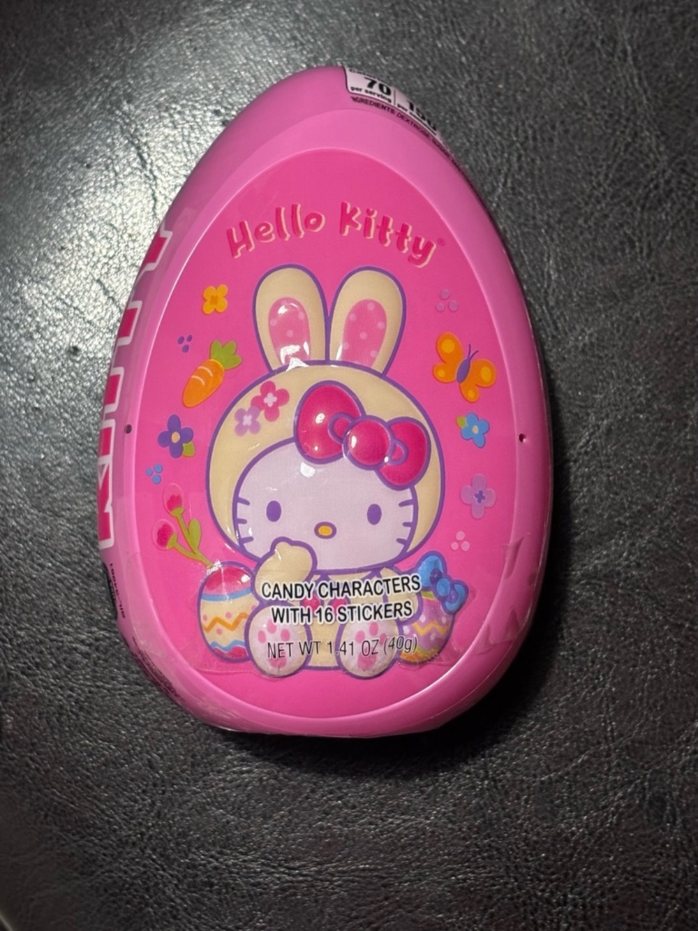 New! Easter Bunny Hello Kitty Giant Egg with Candy and stickers inside❣️